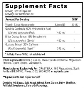 Clenbutrol Ingredients