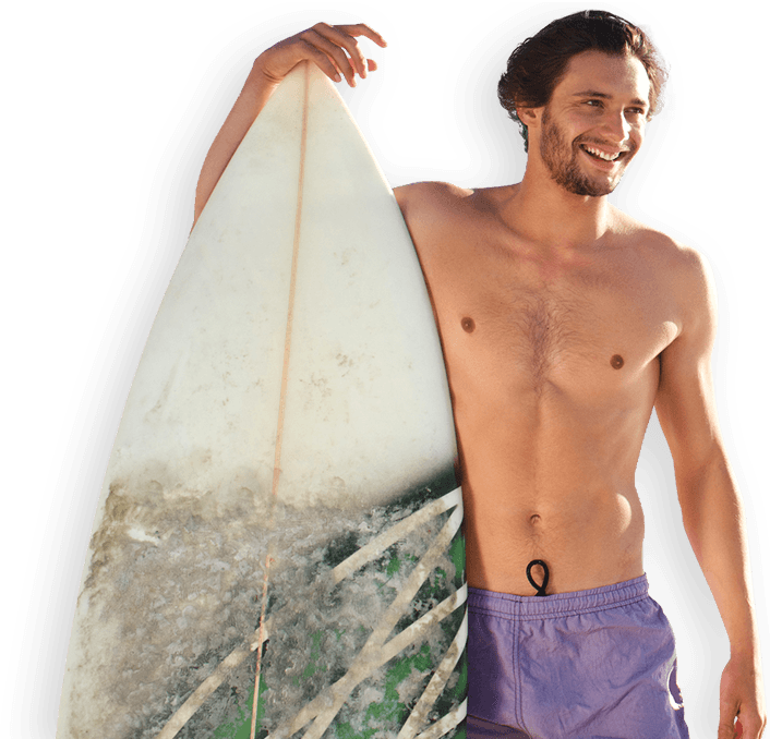 Flat Sculpted Chest and Hot Body