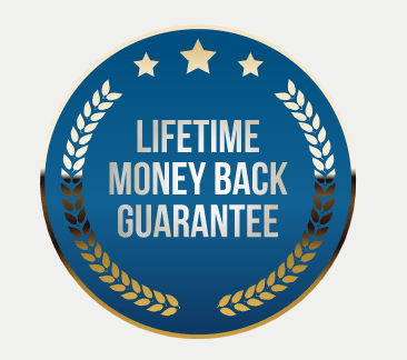 Lifetime Money Back Guarantee