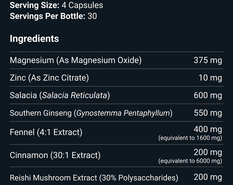 Osta-2866 Ingredients